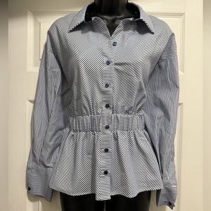 Akira Stripe Button Up